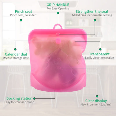 Reusable Silicone Storage Bags