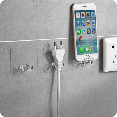 Wall Adhesive Socket Holder