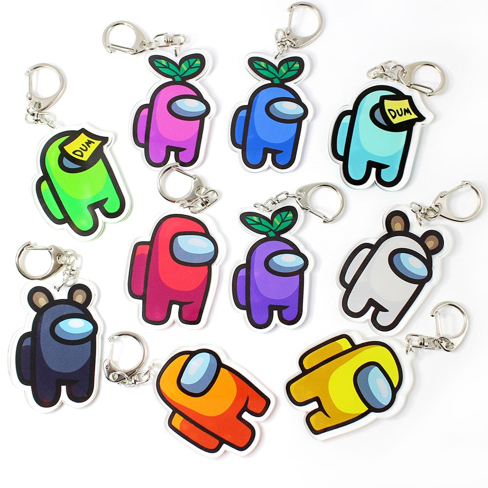 Among Us Inspired Keychains [Set of 5 & Set of 11]